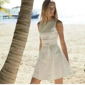 Serena & Lily new without tags Little White Dress in size 8